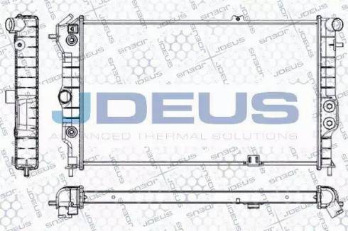 Jdeus RA0200571 - Radiators, Motora dzesēšanas sistēma autodraugiem.lv