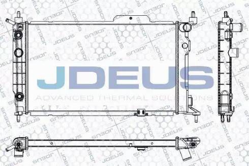 Jdeus RA0200641 - Radiators, Motora dzesēšanas sistēma autodraugiem.lv