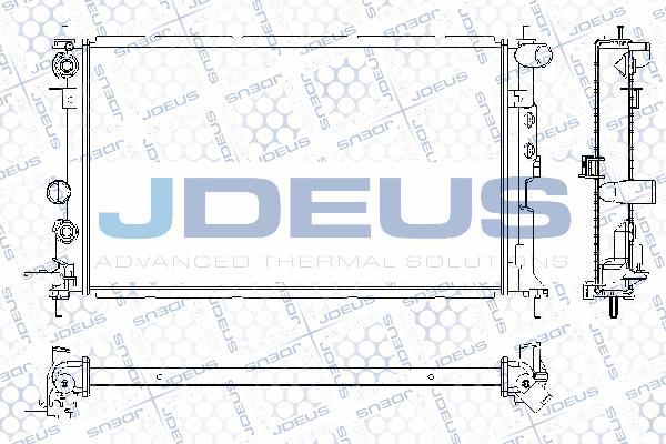 Jdeus RA0200651 - Radiators, Motora dzesēšanas sistēma autodraugiem.lv