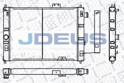 Jdeus RA0200600 - Radiators, Motora dzesēšanas sistēma autodraugiem.lv