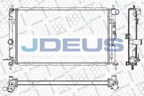 Jdeus RA0200681 - Radiators, Motora dzesēšanas sistēma autodraugiem.lv