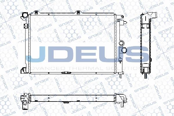 Jdeus RA0200630 - Radiators, Motora dzesēšanas sistēma autodraugiem.lv