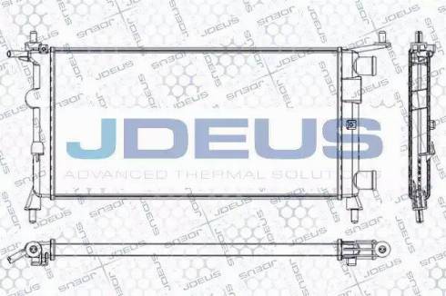 Jdeus RA0200670 - Radiators, Motora dzesēšanas sistēma autodraugiem.lv