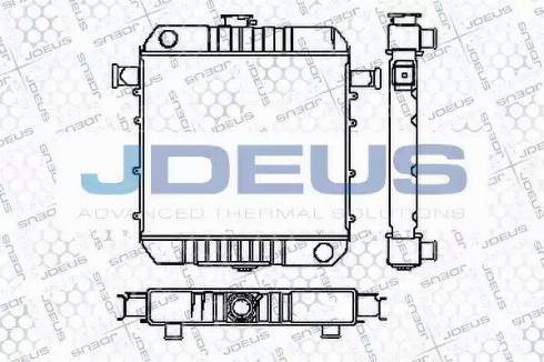 Jdeus RA0200060 - Radiators, Motora dzesēšanas sistēma autodraugiem.lv