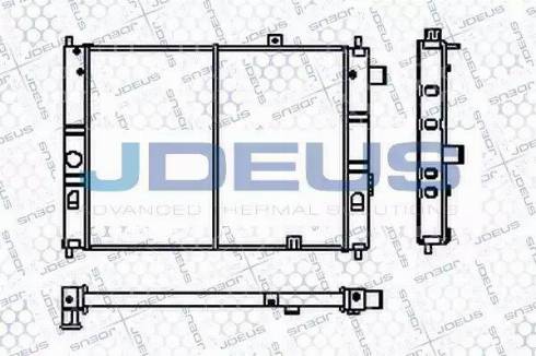 Jdeus RA0200140 - Radiators, Motora dzesēšanas sistēma autodraugiem.lv