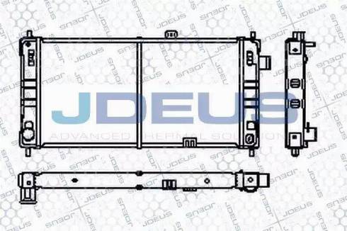 Jdeus RA0200150 - Radiators, Motora dzesēšanas sistēma autodraugiem.lv