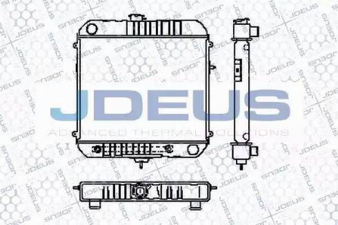 Jdeus RA0200180 - Radiators, Motora dzesēšanas sistēma autodraugiem.lv