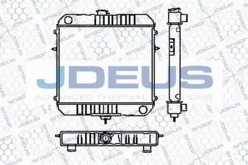 Jdeus RA0200170 - Radiators, Motora dzesēšanas sistēma autodraugiem.lv