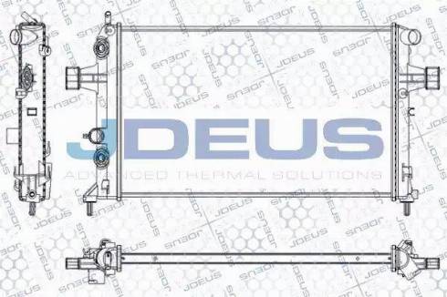 Jdeus RA0200840 - Radiators, Motora dzesēšanas sistēma autodraugiem.lv