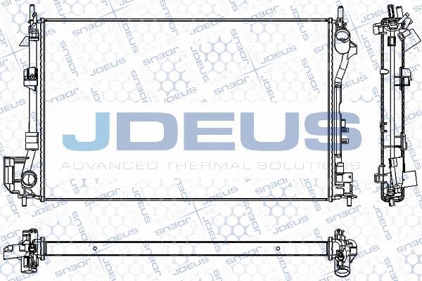 Jdeus RA0200860 - Radiators, Motora dzesēšanas sistēma autodraugiem.lv