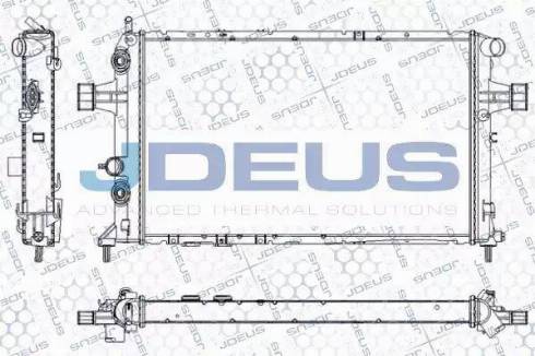 Jdeus RA0200810 - Radiators, Motora dzesēšanas sistēma autodraugiem.lv