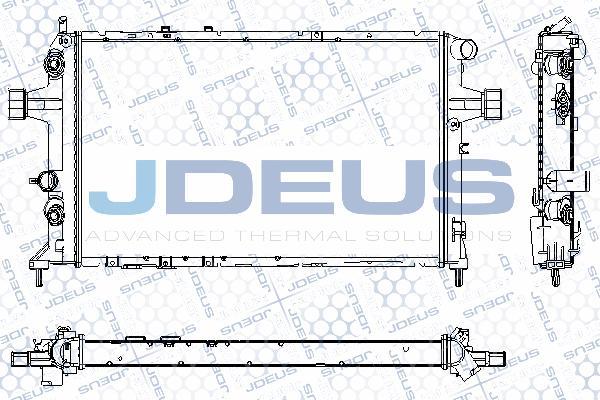 Jdeus RA0200830 - Radiators, Motora dzesēšanas sistēma autodraugiem.lv