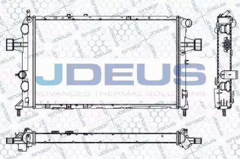 Jdeus RA0200820 - Radiators, Motora dzesēšanas sistēma autodraugiem.lv