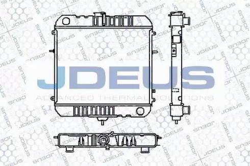 Jdeus RA0200300 - Radiators, Motora dzesēšanas sistēma autodraugiem.lv