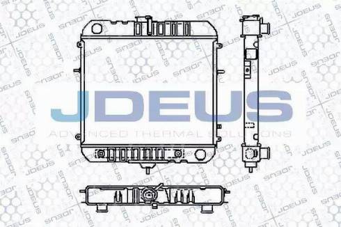 Jdeus RA0200310 - Radiators, Motora dzesēšanas sistēma autodraugiem.lv