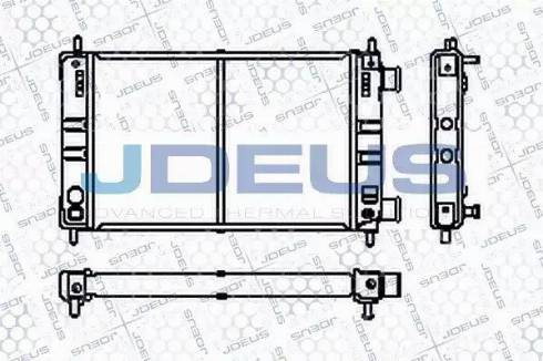 Jdeus RA0200370 - Radiators, Motora dzesēšanas sistēma autodraugiem.lv