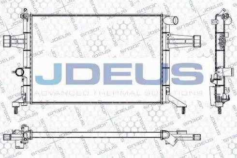 Jdeus RA0200760 - Radiators, Motora dzesēšanas sistēma autodraugiem.lv