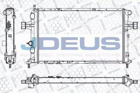 Jdeus RA0200780 - Radiators, Motora dzesēšanas sistēma autodraugiem.lv