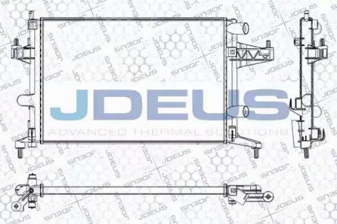 Jdeus RA0200730 - Radiators, Motora dzesēšanas sistēma autodraugiem.lv