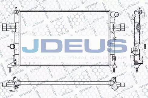 Jdeus RA0200770 - Radiators, Motora dzesēšanas sistēma autodraugiem.lv