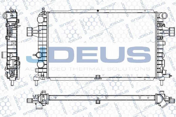 Jdeus RA0201000 - Radiators, Motora dzesēšanas sistēma autodraugiem.lv