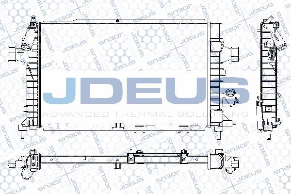 Jdeus RA0201010 - Radiators, Motora dzesēšanas sistēma autodraugiem.lv