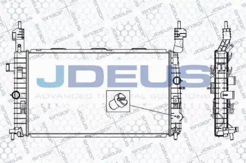 Jdeus RA0201020 - Radiators, Motora dzesēšanas sistēma autodraugiem.lv