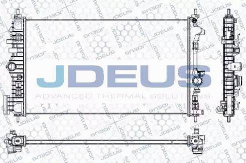 Jdeus RA0201140 - Radiators, Motora dzesēšanas sistēma autodraugiem.lv