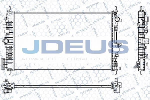 Jdeus RA0201150 - Radiators, Motora dzesēšanas sistēma autodraugiem.lv