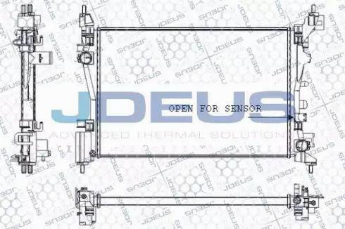 Jdeus RA0201100 - Radiators, Motora dzesēšanas sistēma autodraugiem.lv