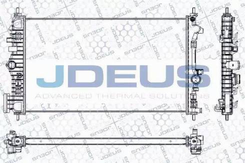 Jdeus RA0201130 - Radiators, Motora dzesēšanas sistēma autodraugiem.lv