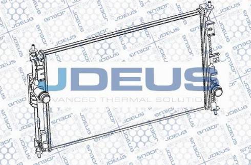Jdeus RA0210460 - Radiators, Motora dzesēšanas sistēma autodraugiem.lv