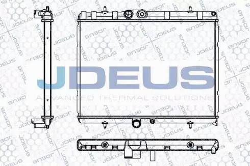 Jdeus RA0210400 - Radiators, Motora dzesēšanas sistēma autodraugiem.lv