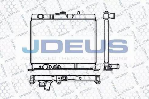 Jdeus RA0210030 - Radiators, Motora dzesēšanas sistēma autodraugiem.lv