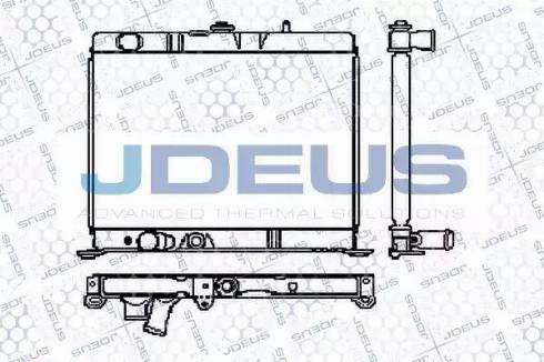 Jdeus RA0210031 - Radiators, Motora dzesēšanas sistēma autodraugiem.lv