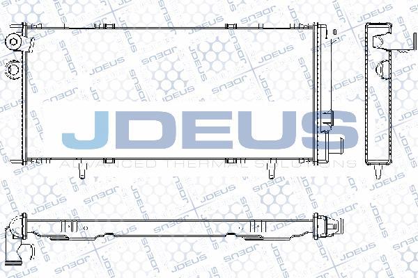 Jdeus RA0210021 - Radiators, Motora dzesēšanas sistēma autodraugiem.lv