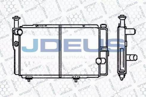 Jdeus RA0210110 - Radiators, Motora dzesēšanas sistēma autodraugiem.lv