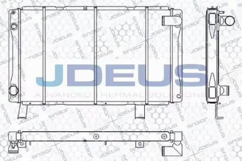 Jdeus RA0210180 - Radiators, Motora dzesēšanas sistēma autodraugiem.lv