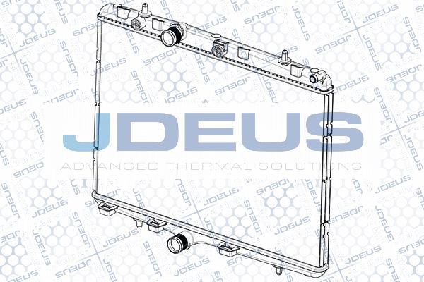 Jdeus RA0210350 - Radiators, Motora dzesēšanas sistēma autodraugiem.lv