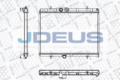 Jdeus RA0210380 - Radiators, Motora dzesēšanas sistēma autodraugiem.lv
