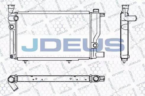 Jdeus RA0210240 - Radiators, Motora dzesēšanas sistēma autodraugiem.lv