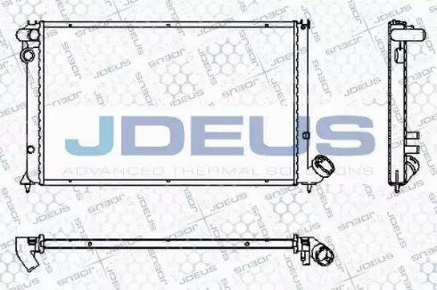 Jdeus RA0210250 - Radiators, Motora dzesēšanas sistēma autodraugiem.lv