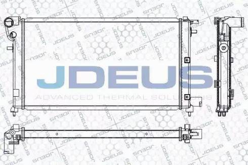 Jdeus RA0210261 - Radiators, Motora dzesēšanas sistēma autodraugiem.lv