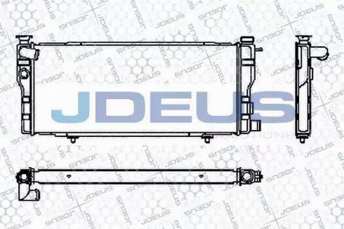 Jdeus RA0210210 - Radiators, Motora dzesēšanas sistēma autodraugiem.lv