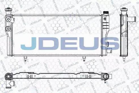 Jdeus RA0210211 - Radiators, Motora dzesēšanas sistēma autodraugiem.lv