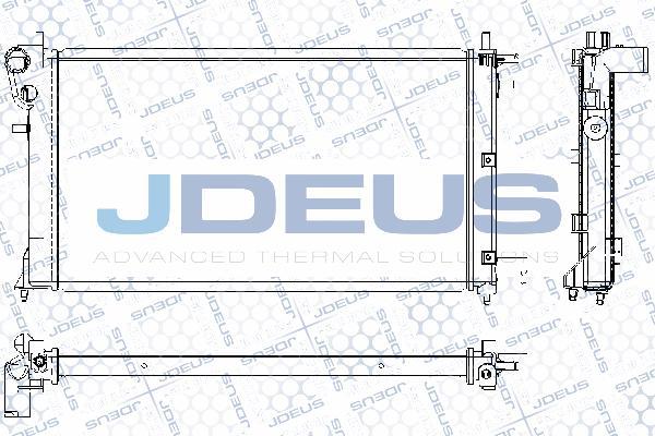 Jdeus RA0210281 - Radiators, Motora dzesēšanas sistēma autodraugiem.lv