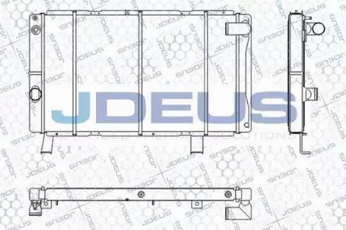 Jdeus RA0210230 - Radiators, Motora dzesēšanas sistēma autodraugiem.lv