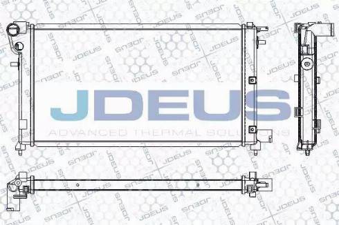 Jdeus RA0210271 - Radiators, Motora dzesēšanas sistēma autodraugiem.lv