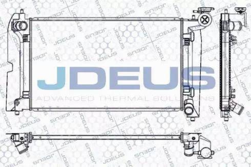 Jdeus RA0280090 - Radiators, Motora dzesēšanas sistēma autodraugiem.lv