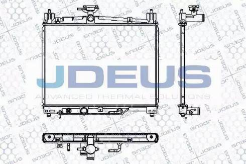 Jdeus RA0280080 - Radiators, Motora dzesēšanas sistēma autodraugiem.lv